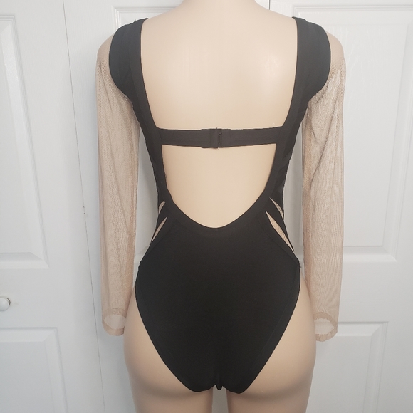WOW Couture sheer panel bodysuit - Picture 7 of 8